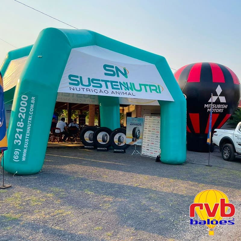 inflavel promocional para eventos ao ar livre Sustenutri