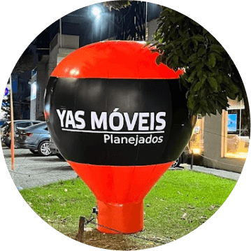 Balão Inflável Personalizado Yas Móveis Planejados