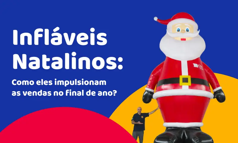 Como a decoração com infláveis de Natal pode impulsionar as vendas de fim de ano?