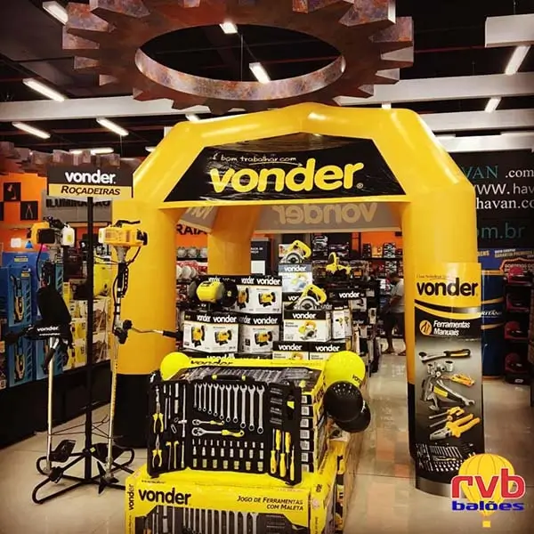 Tenda Inflável Promocional 3x3 metros personalizada Vonder Ferramentas