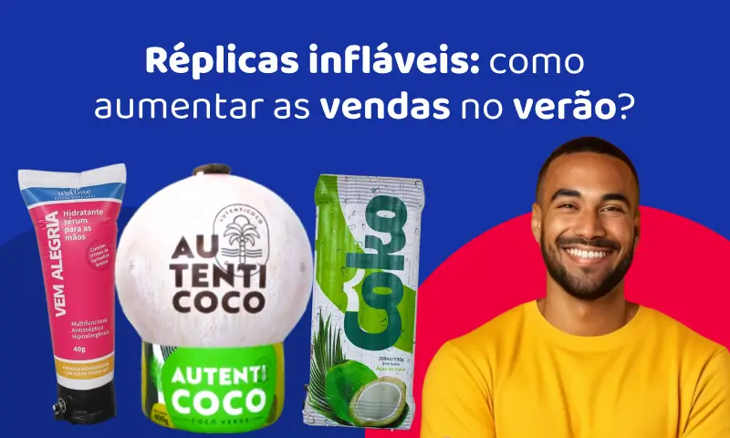 Réplicas infláveis: como podem ajudar a aumentar as vendas no verão?