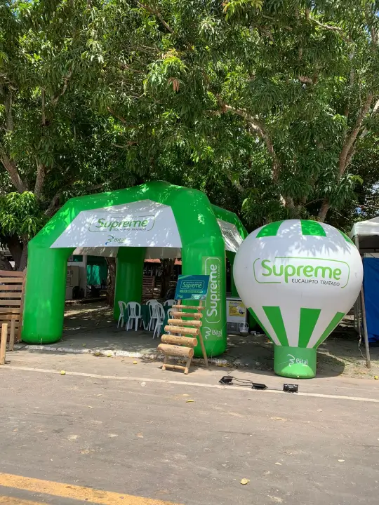 Infláveis personalizados ao ar livre