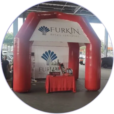 Tenda Inflável Furkin Metais Sanitários