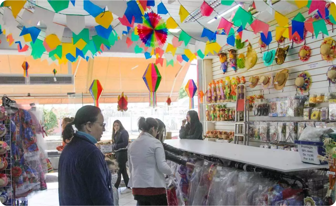 Decoração São João Bandeirinhas Loja