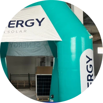 Tenda Inflável Senergy Energia Solar