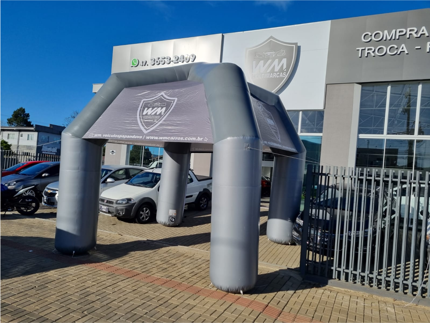 Tenda Inflável Personalizada - WM Veículos