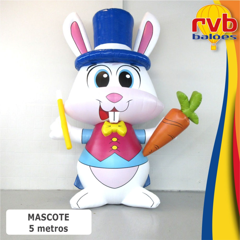 Réplica Inflável - Mascote Coelho da Páscoa