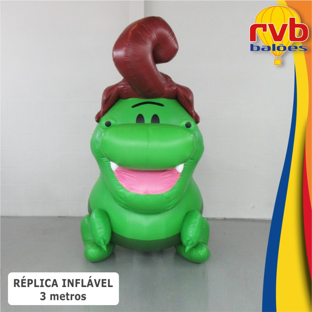 Réplica Inflável - Mascote Dinossauro