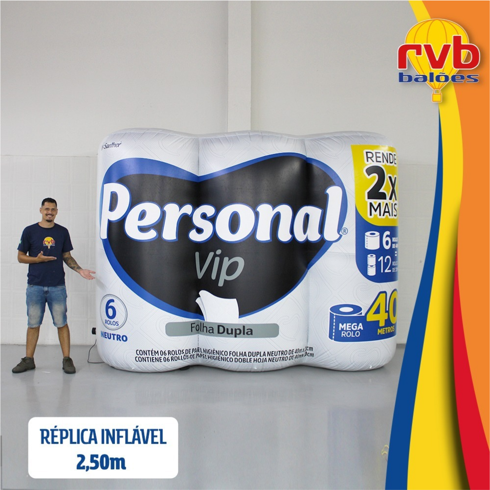 Réplica Inflável - Papel Higiênico Personal