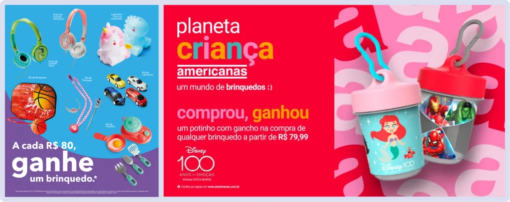 Exemplos de promoções para o dia das crianças