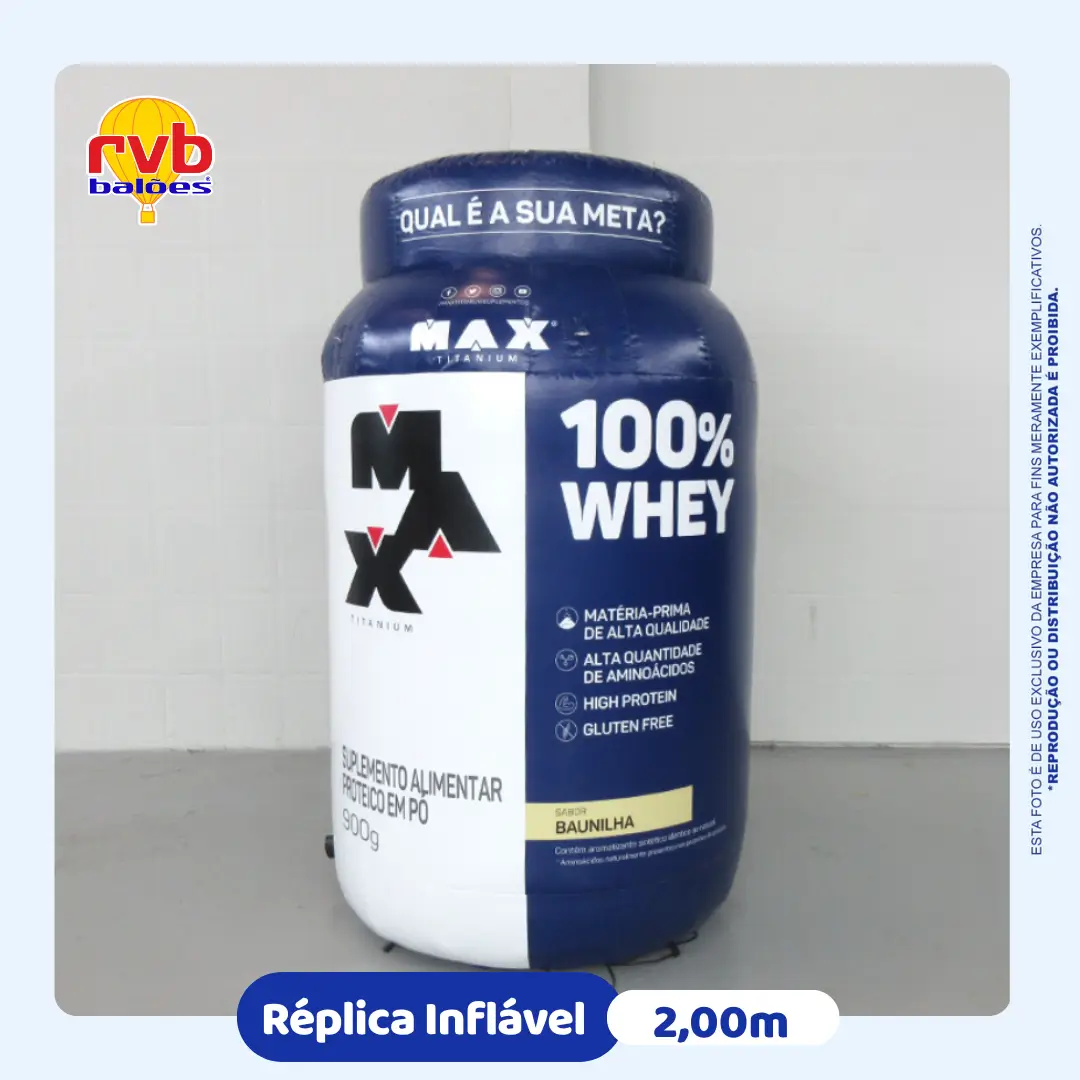 Réplica Whey Max titanium
