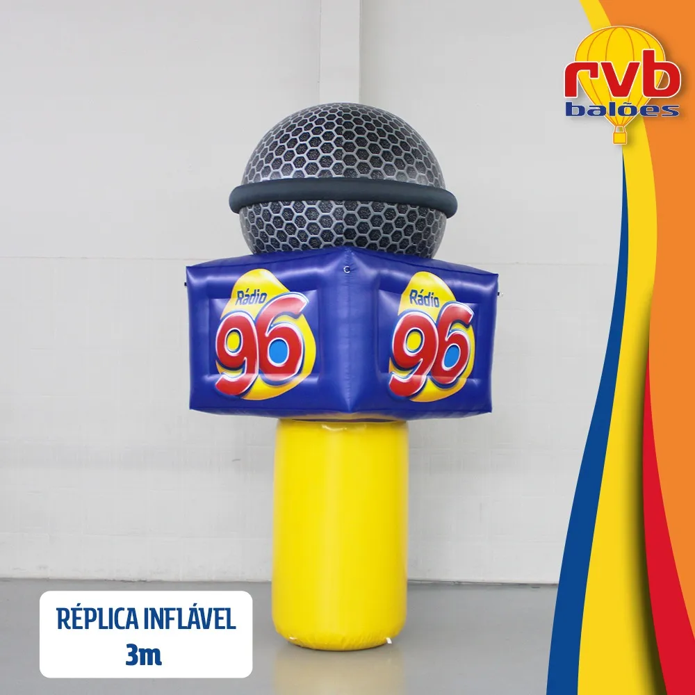 Réplica Inflável - Rádio 96