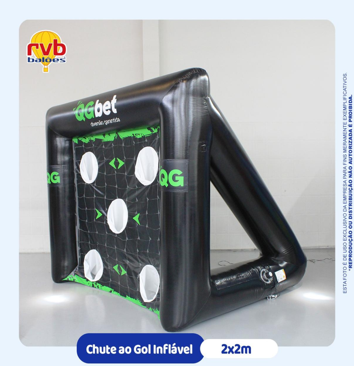 Chute ao Gol Inflável - QG Bet