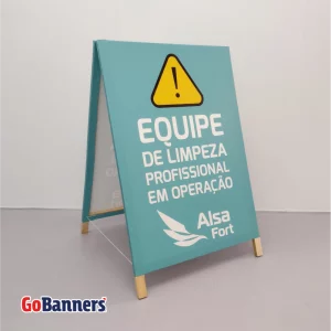 Banner tripé limpeza de estofados