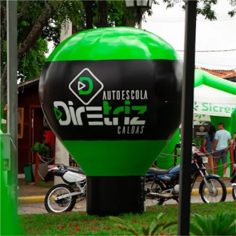Balão Inflável Autoescola Diretriz Caldas