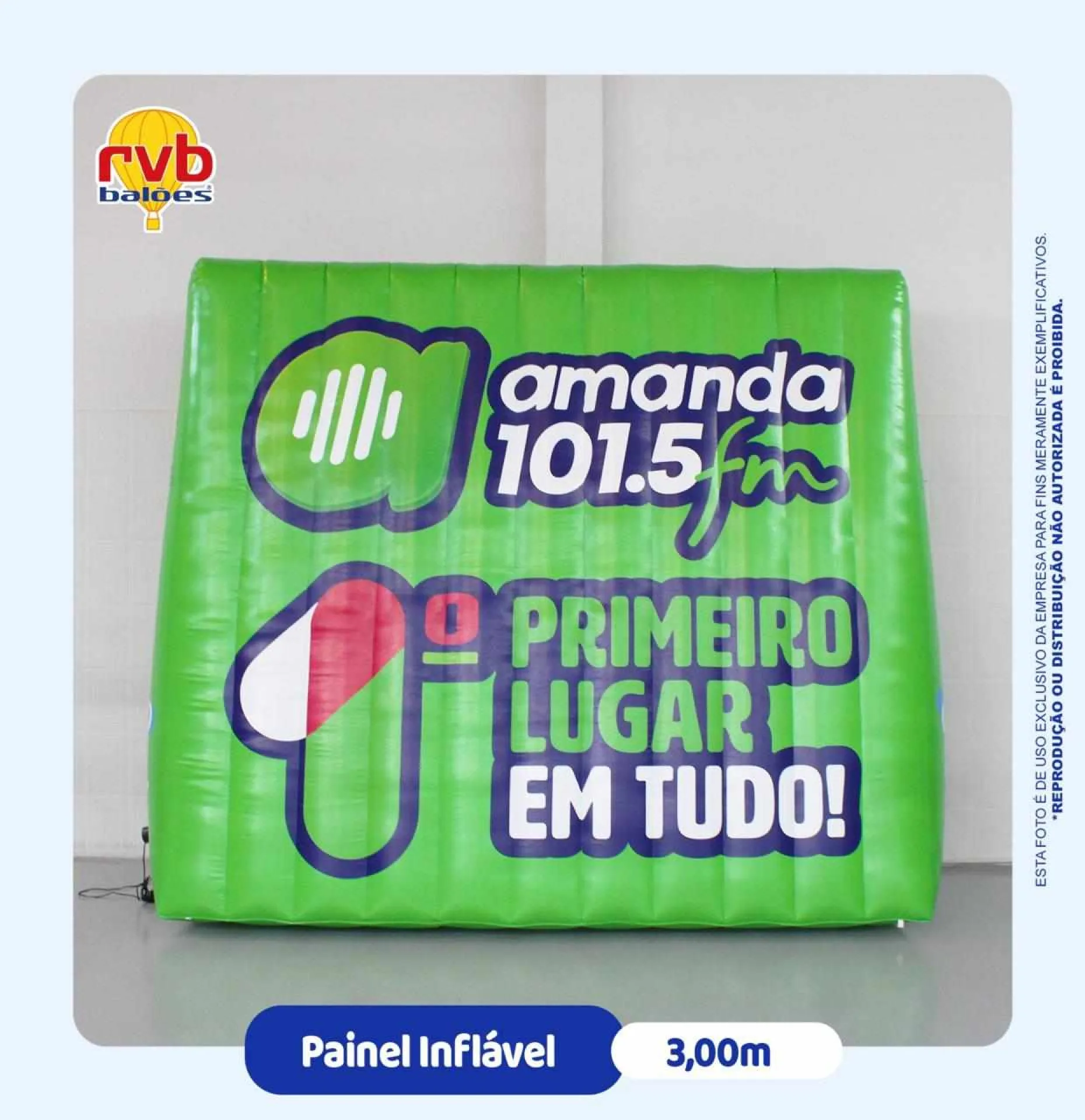 Painel Inflável - Amanda 101.5