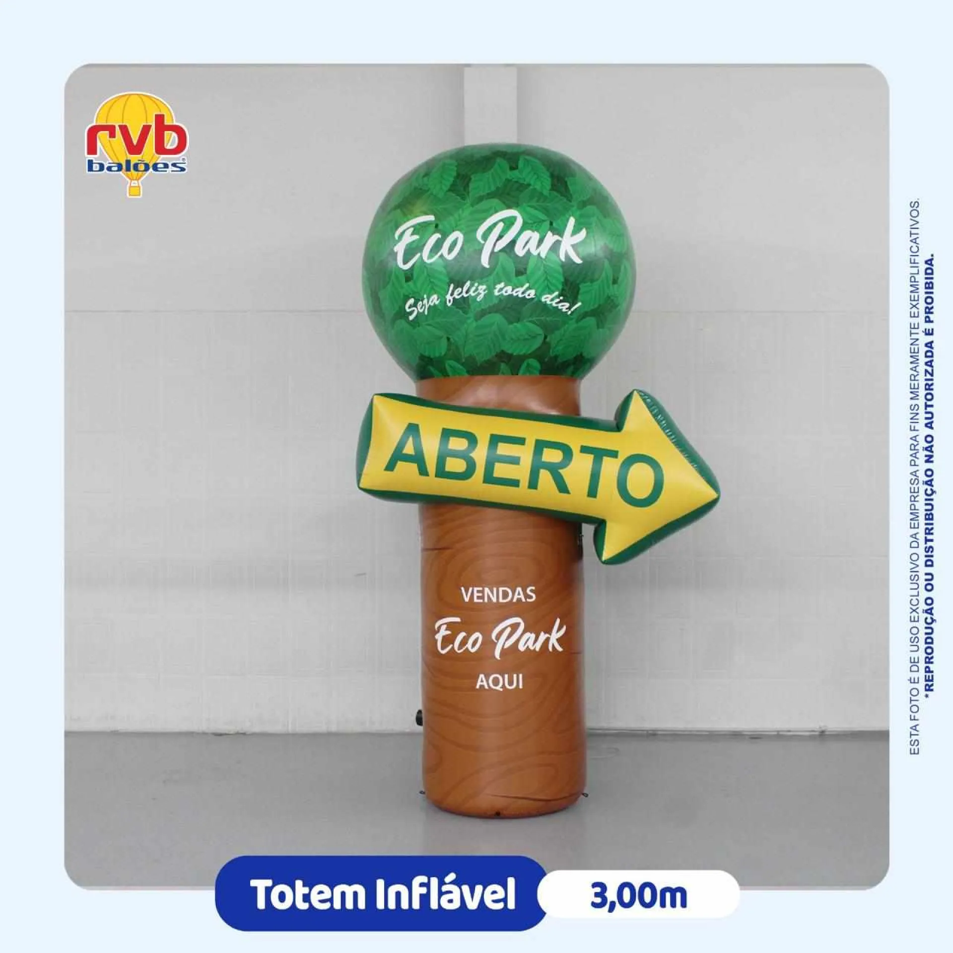 Totem Inflável - Eco Park