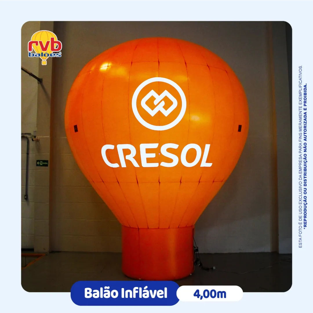 Balão Inflável Cresol Gigante Com Iluminação