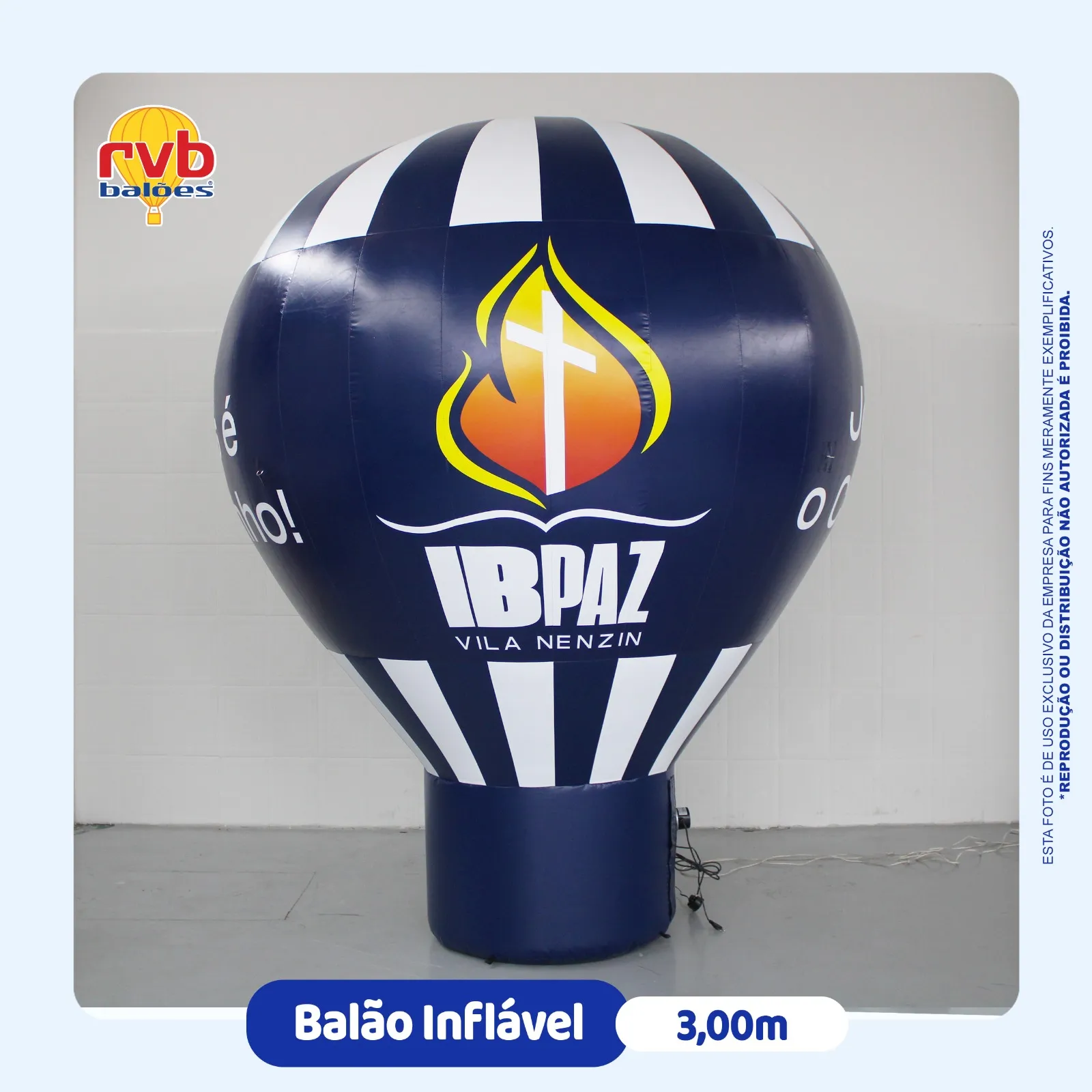 Balao Balao Inflavel Igreja Ibpaz Vila Nenzin