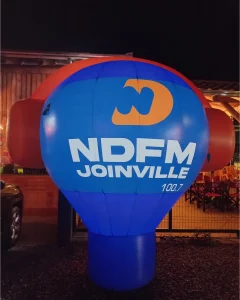 Balao Balao Inflavel Radio Ndfm Joinville
