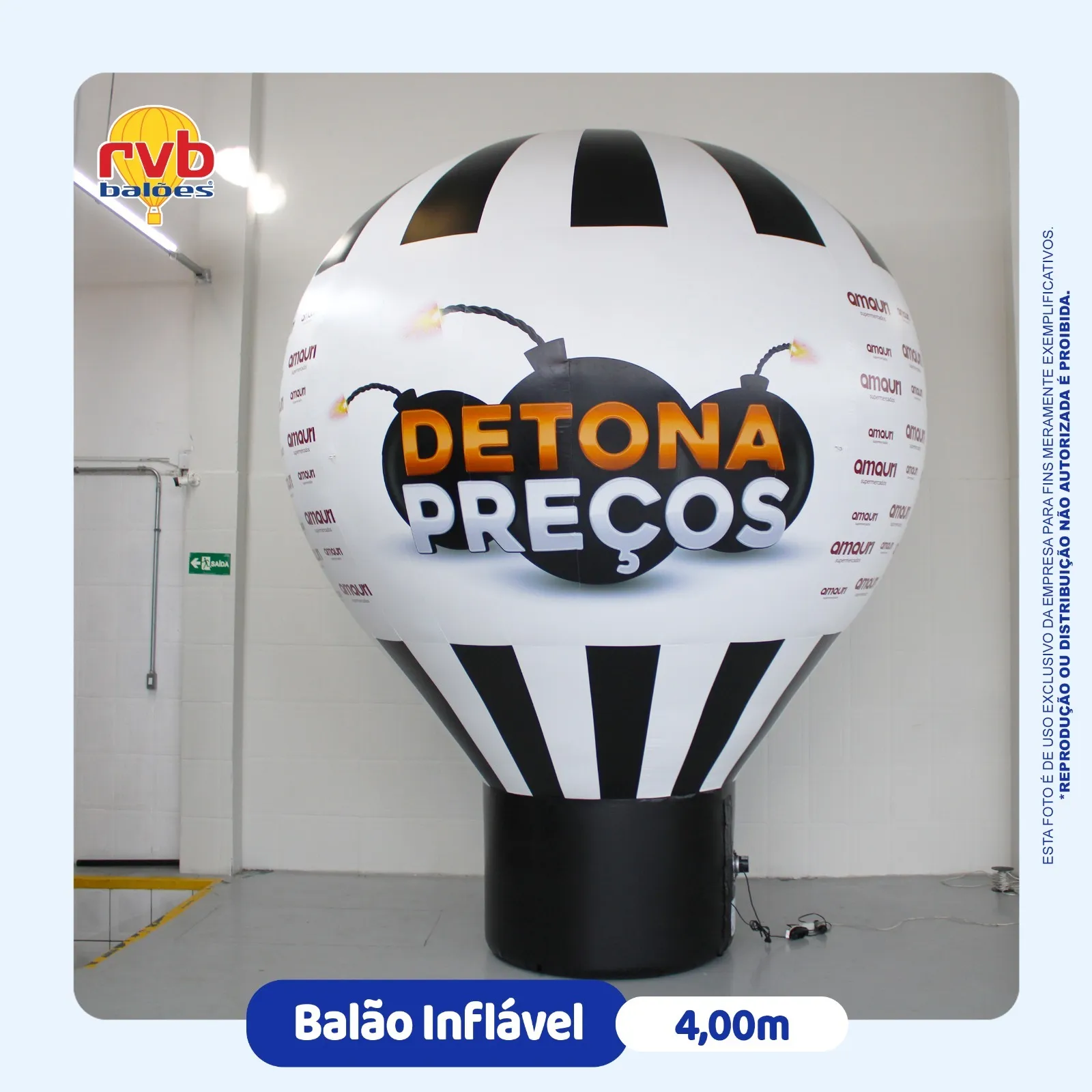 Balao Balao Inflavel Varejo Amour