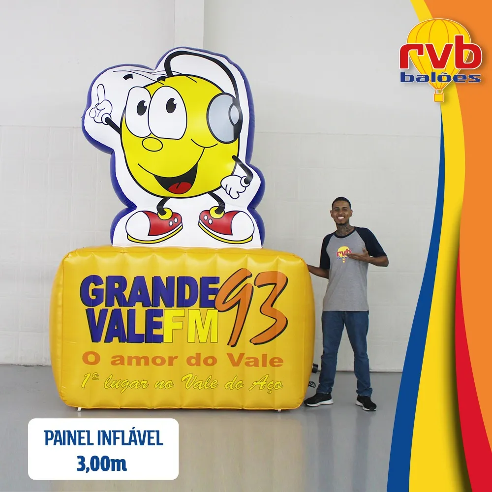 Painel Painel Inflavel Radio Grande Vale Fm