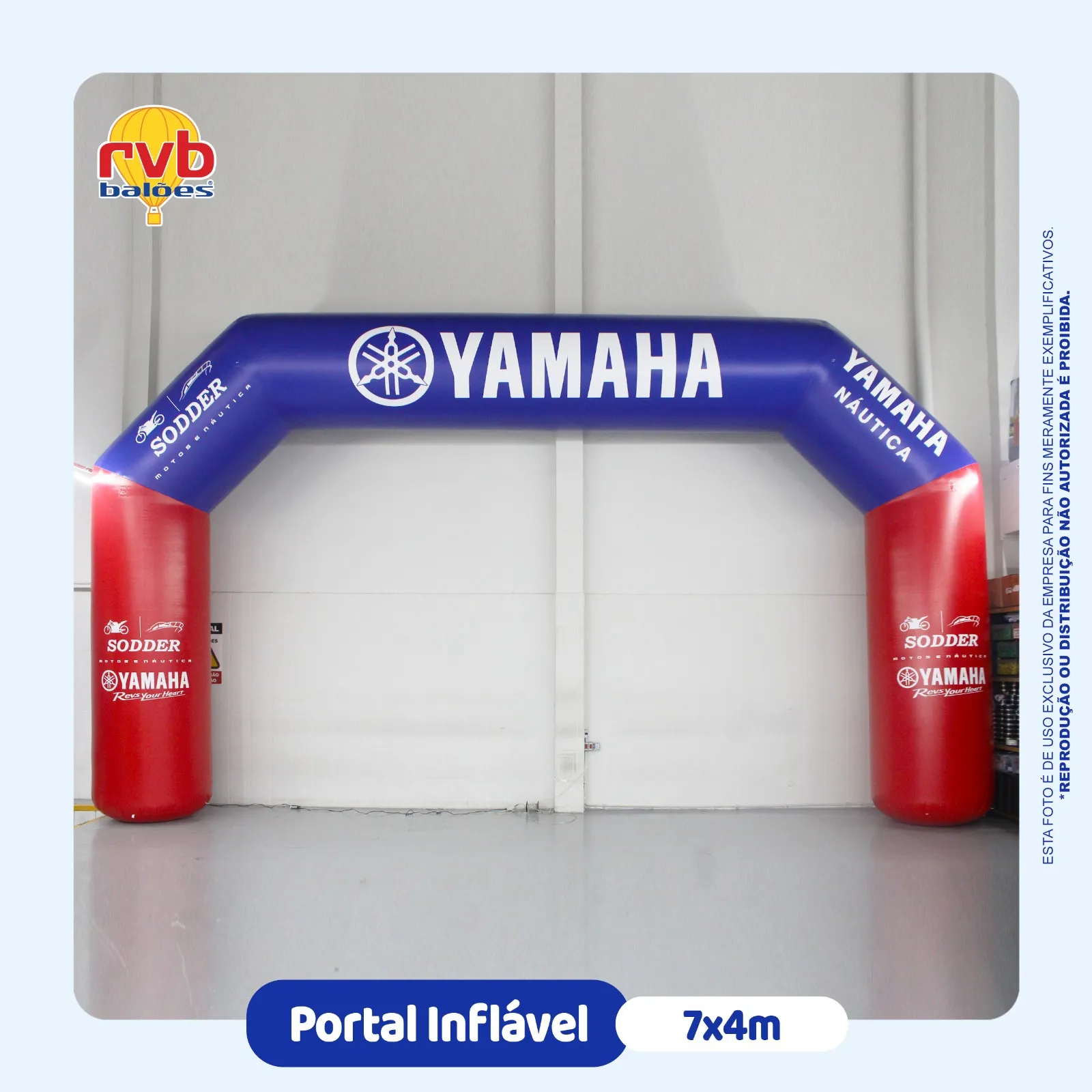 Portal Portal Inflavel Motos Yamaha