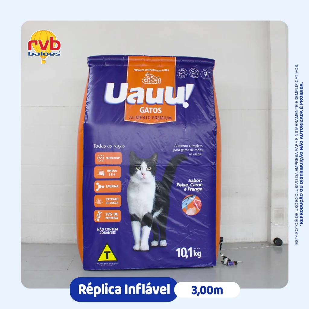 Replica Replica Inflavel Racao Uau