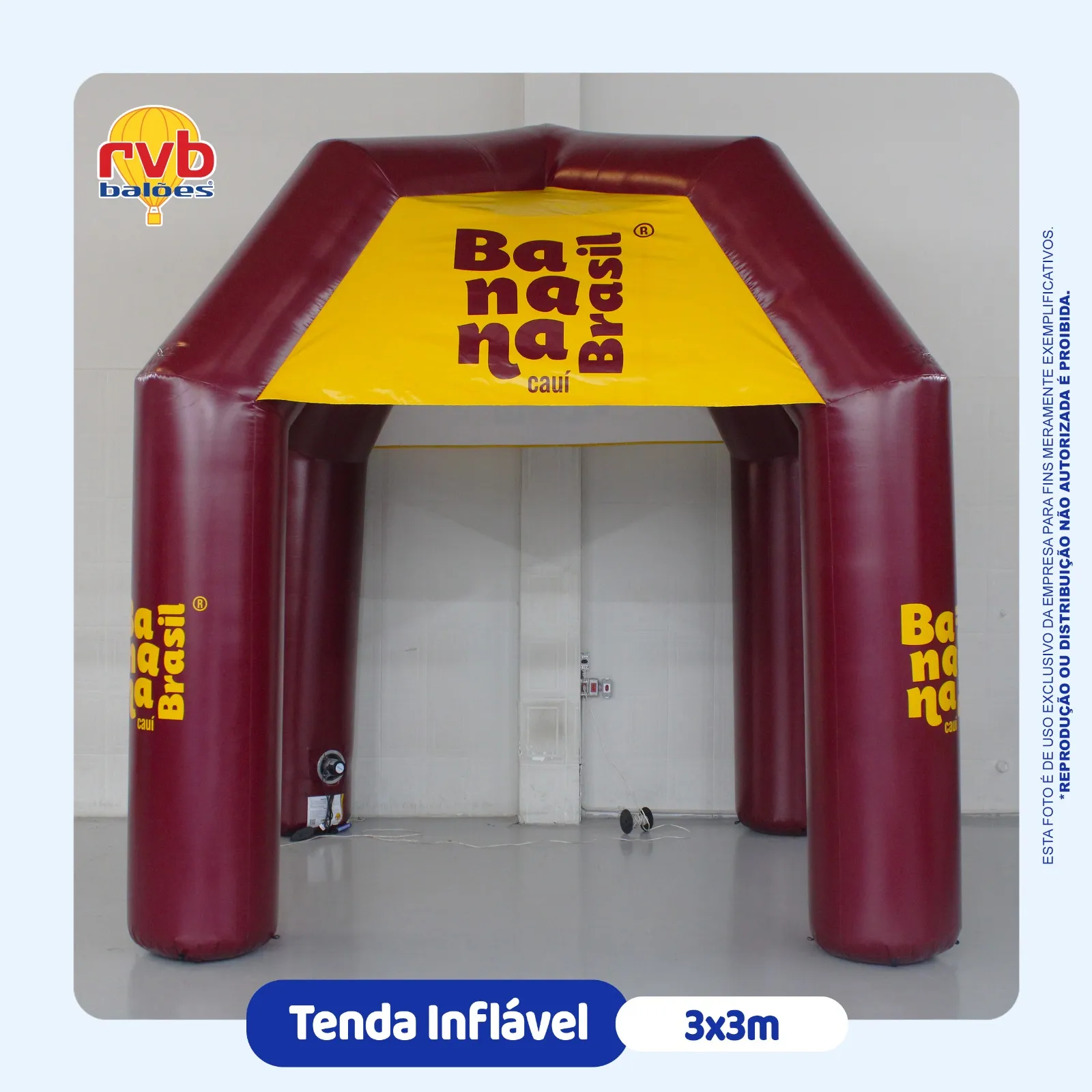 Tenda Tenda Inflavel Alimentos Banana Brasil
