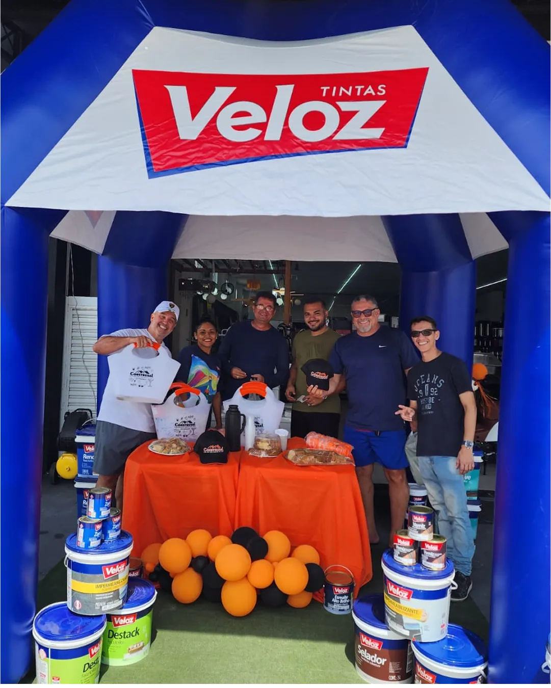 Tenda Tenda Inflavel Tintas Veloz