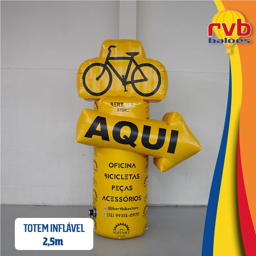 Totem Totem Inflavel Ciclismo Bertbike