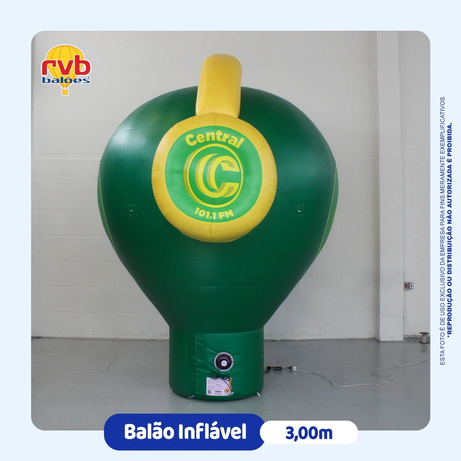 Balao Inflavel Comunicacao Central Fm
