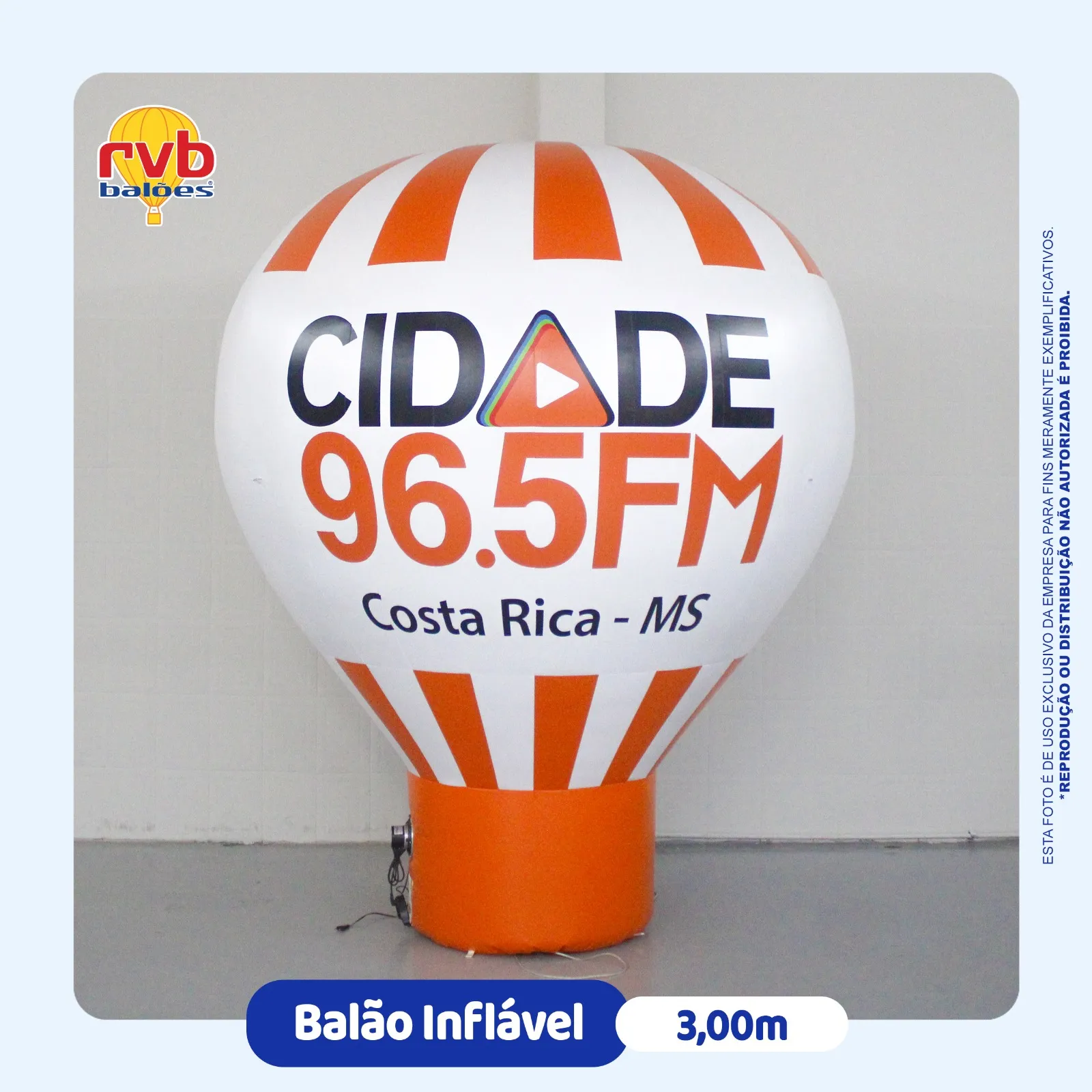 Balao Inflavel Radio