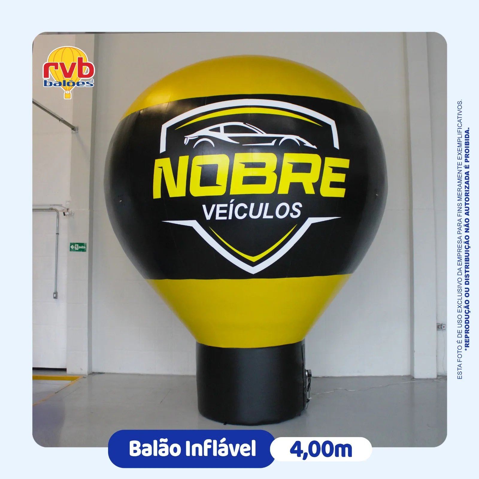 Balao Inflavel Veículos Nobre