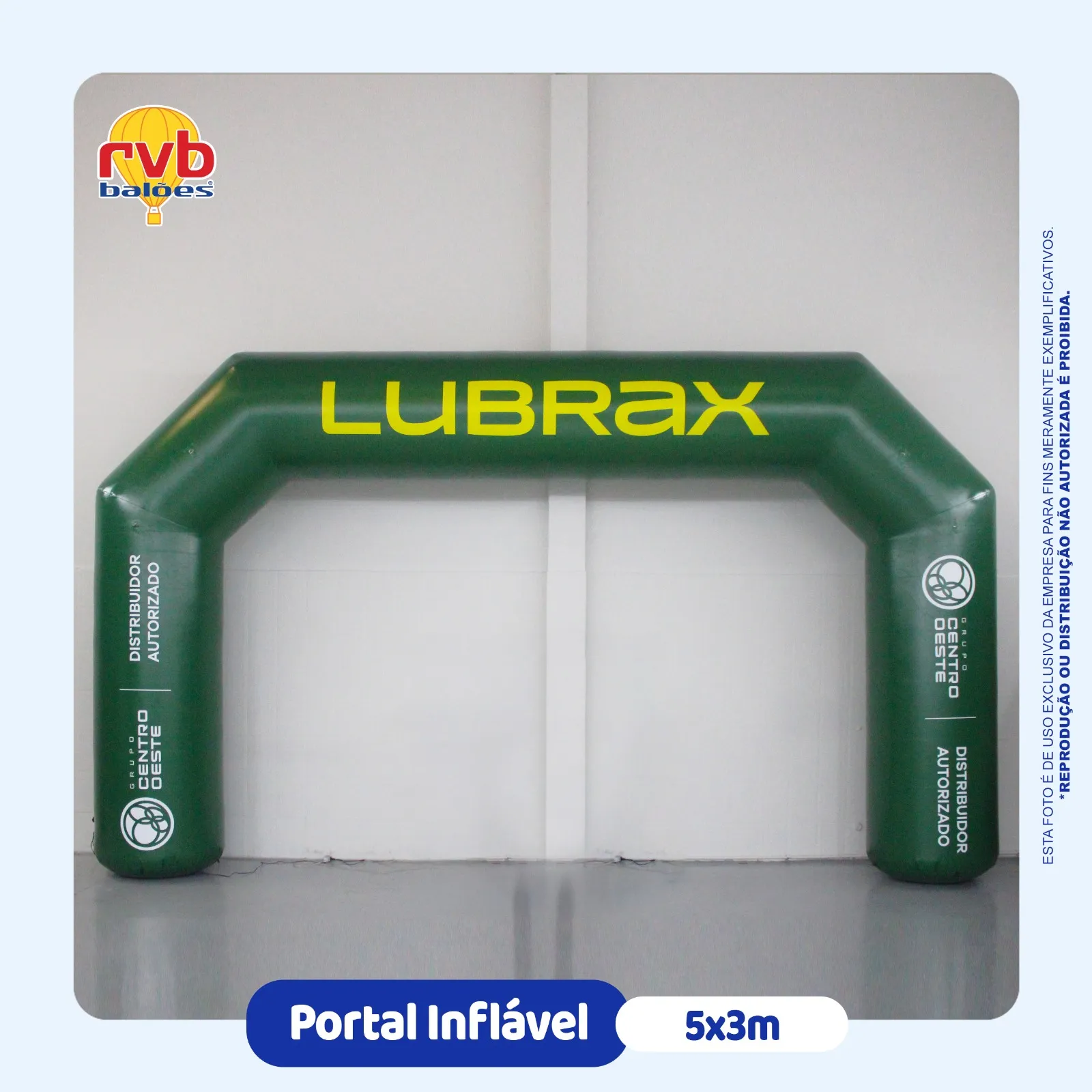 Portal Inflavel Lubrificantes Lubrax