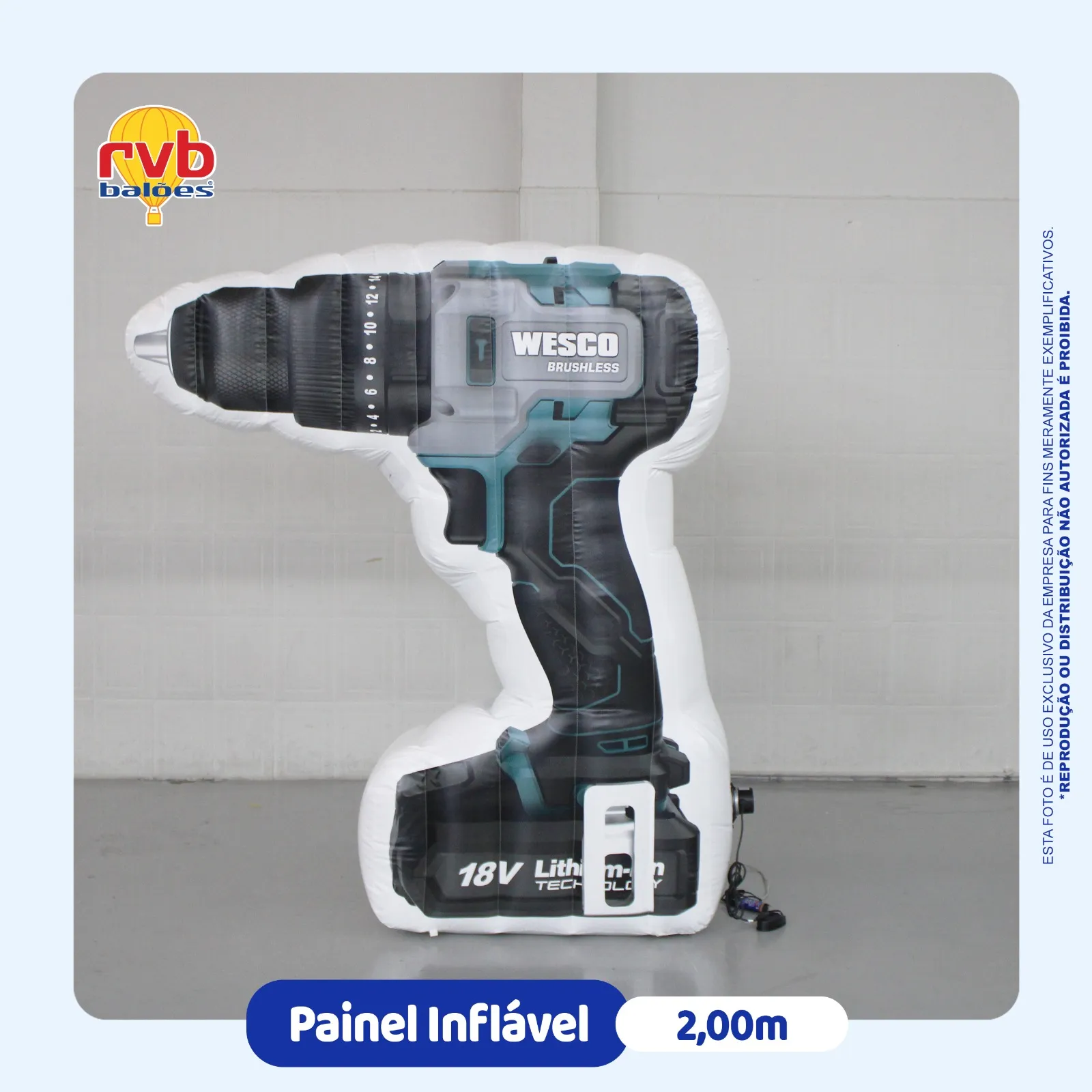 Replica Inflavel Ferramentas Wesco