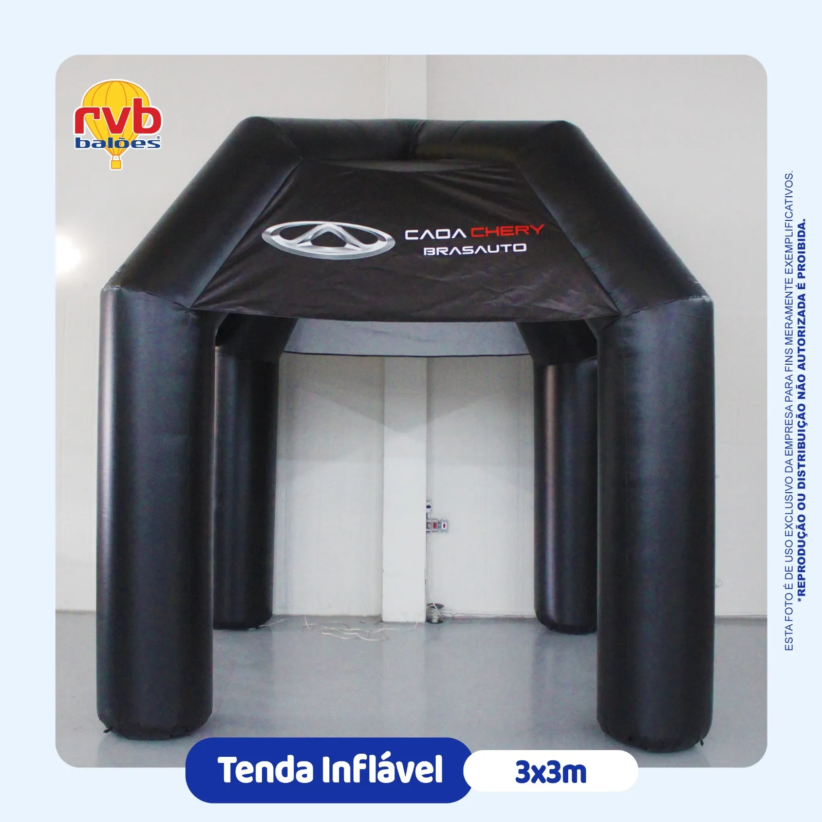 Tenda Inflavel Automotivo Caoa Chery