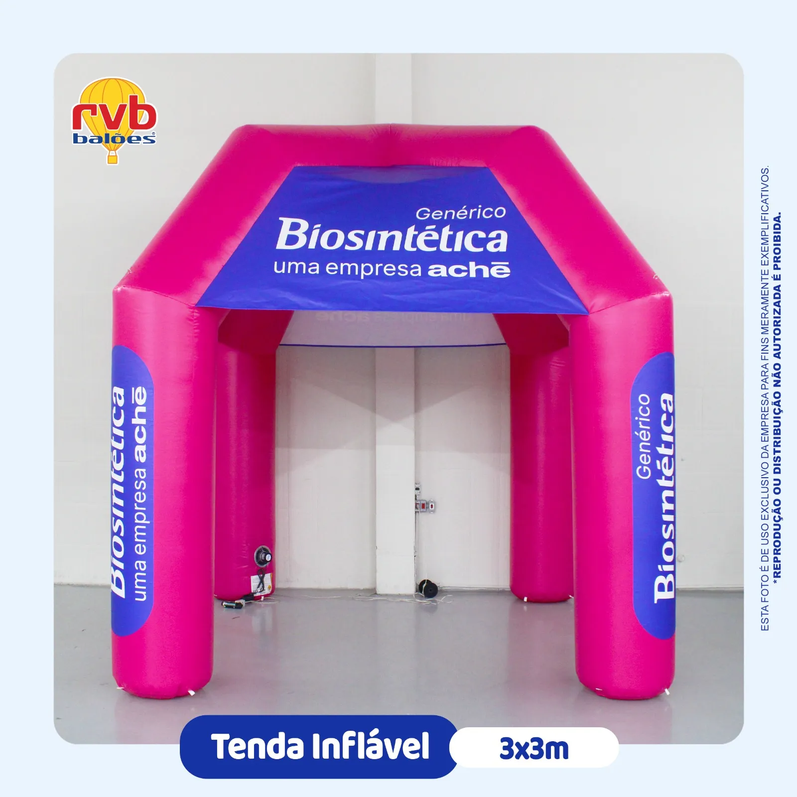 Tenda Inflavel Cosmeticos Biosintetica