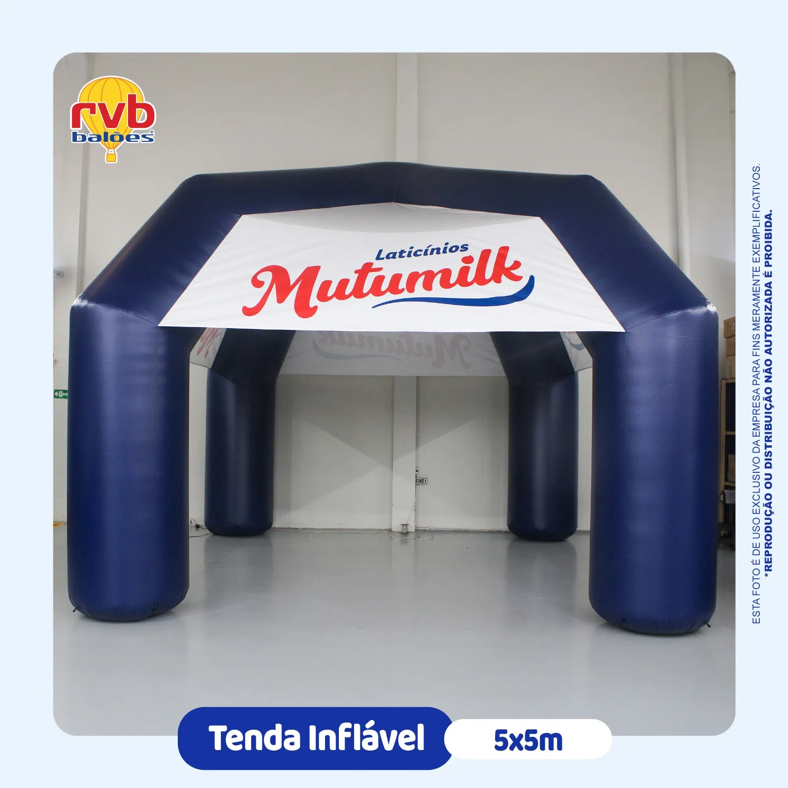 Tenda Inflavel Laticinios Mutumilk