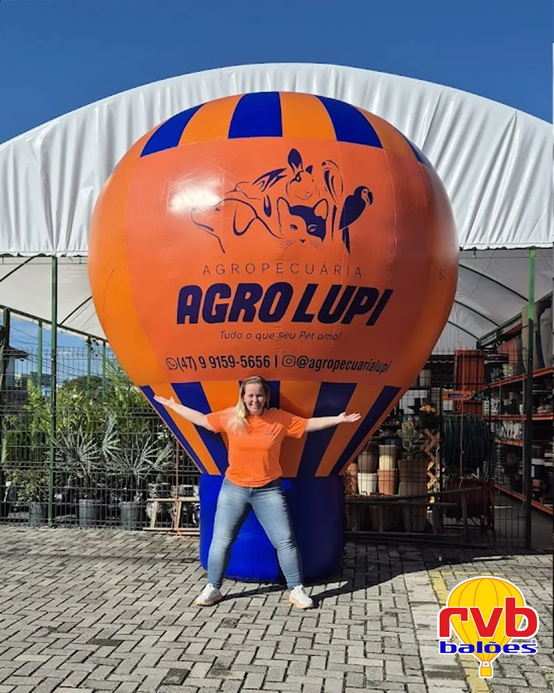 Bala O Inflavel [agro Lupi] [balao Inflavel Promocional] [agropecuariapet Shop]