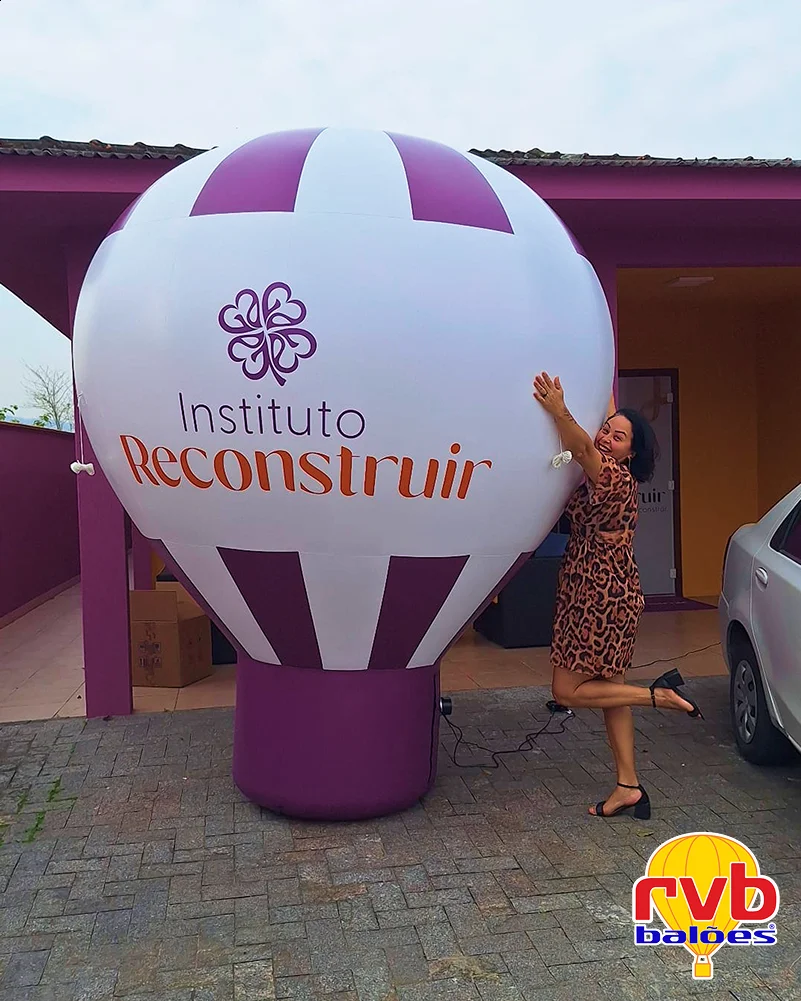 Bala O Inflavel [instituto Reconstruir] [balao Inflavel Roof Top] [servicos Sociaisassistenciais] O