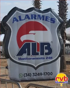 Logomarca Inflavel [alb] [alarmes E Monitoramento] [seguranca] O Inflavel Mostra A Logo Da Empresa A