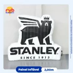 Logomarca Inflavel Stanley Garrafas Termicas Utilidades Domesticas