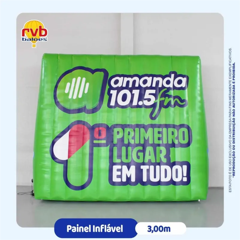 Painel Inflavel Amanda Fm Radio