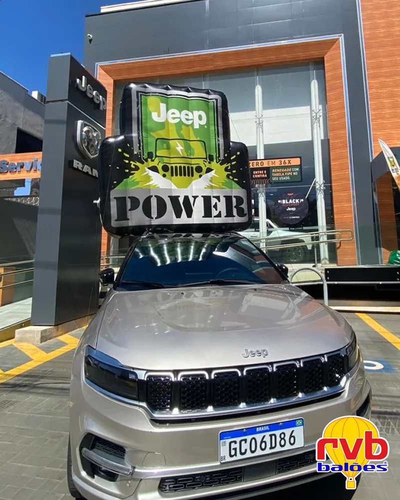 Painel Inflavel Jeep, Marketing Inflavel, Automotivo