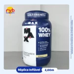 Pote Frasco Inflavel Max Titanium Whey Suplementos