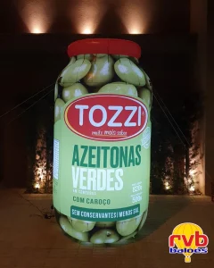 Pote Frasco Inflavel [tozzi] [azeitonas Verdes] [alimentos]