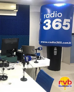 Re Plica Inflavel [radio 365] [replica Inflavel De Microfone] [midiacomunicacao]