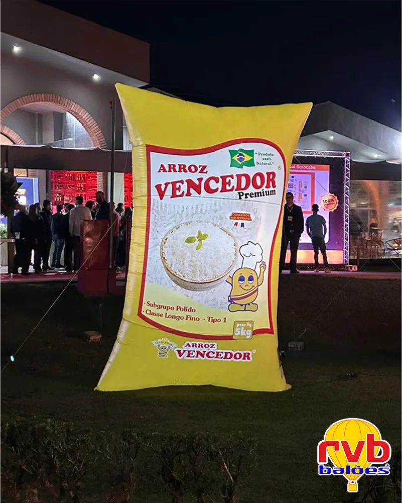 Saco Inflavel [arroz Vencedor] [replica Inflavel De Embalagem] [alimentos]