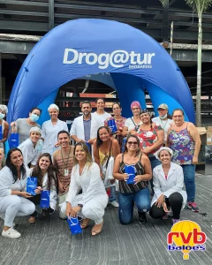 Tenda Inflavel [drog@tur] [tenda Inflavel Promocional] [drogariasfarmacias] A Imagem Mostra Uma Tend